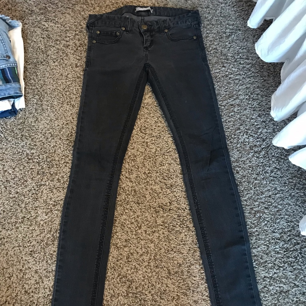 Grey Free People Jeans